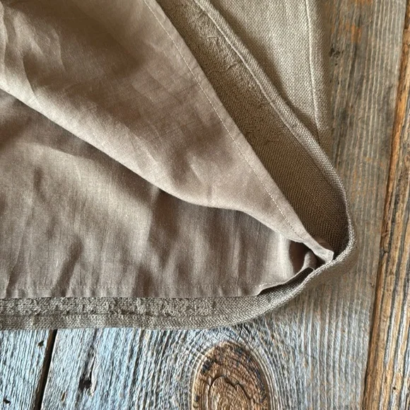 Tory Burch Tan Silver Sequin Pencil Skirt Size 10 - Picture 9 of 13